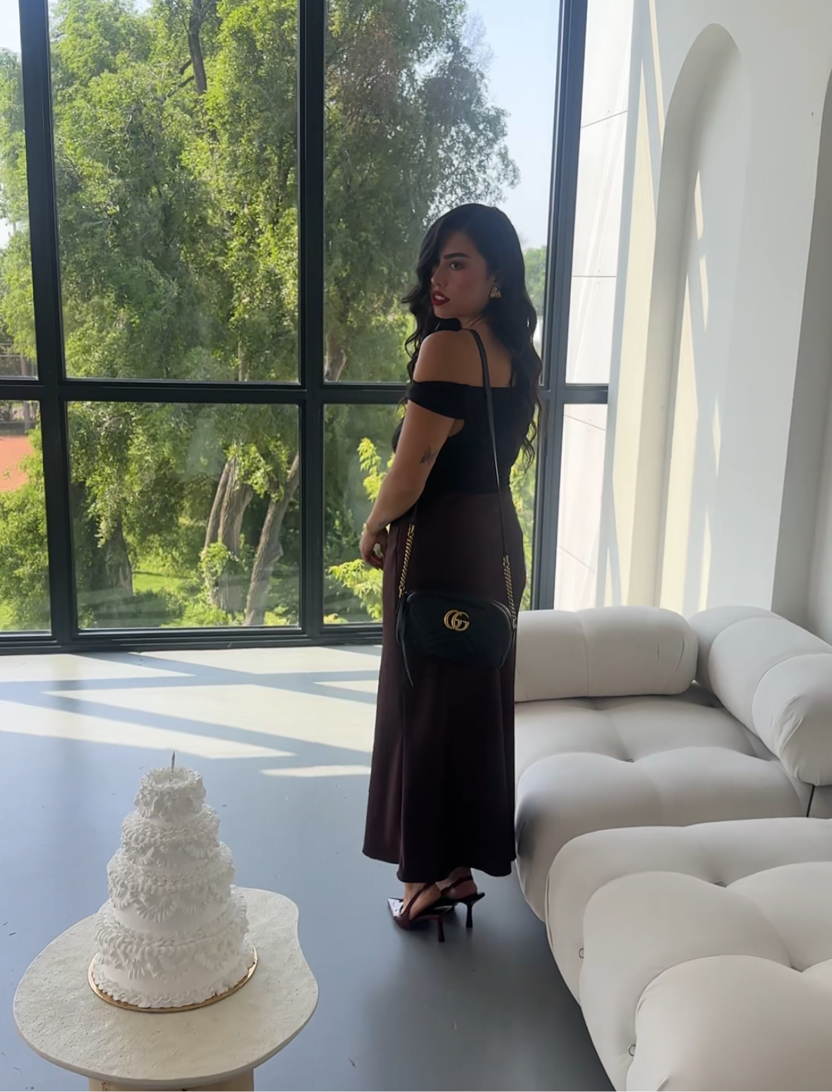 Gucci GG Marmont Matelassé Mini Camera Bag – Black