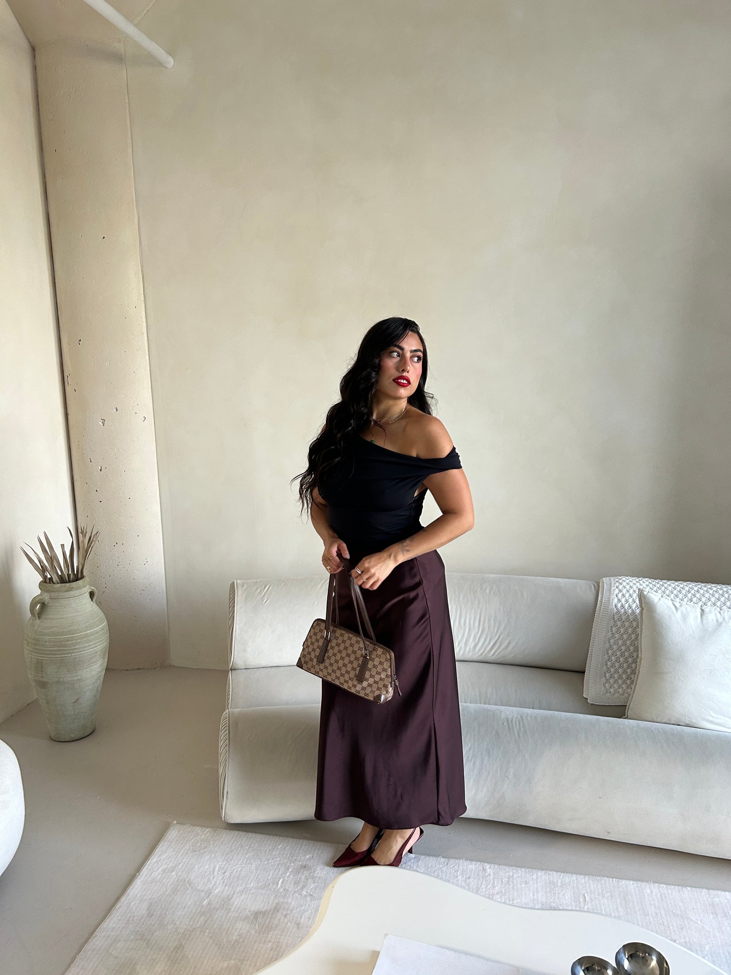 Gucci Boston Monogram Shoulder Bag