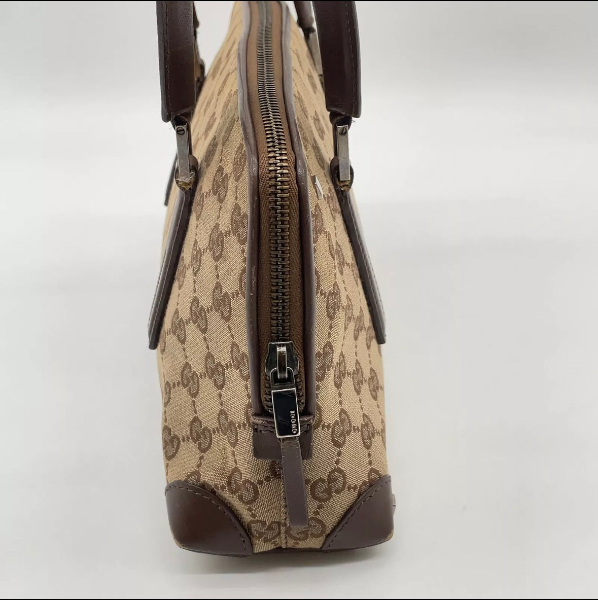 Gucci Boston Monogram Shoulder Bag