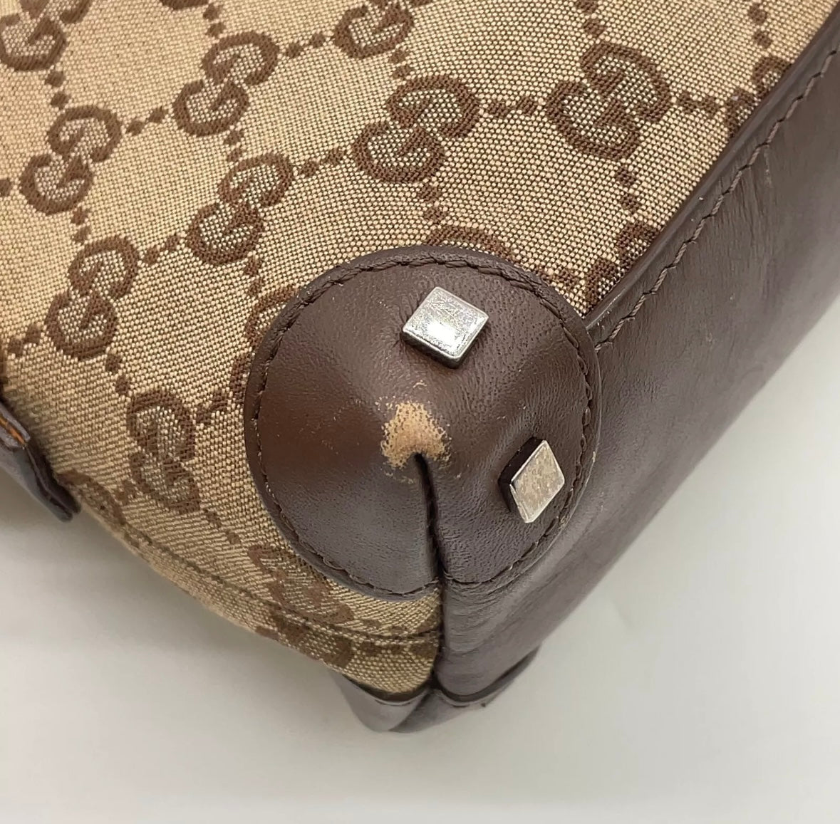 Gucci Boston Monogram Shoulder Bag