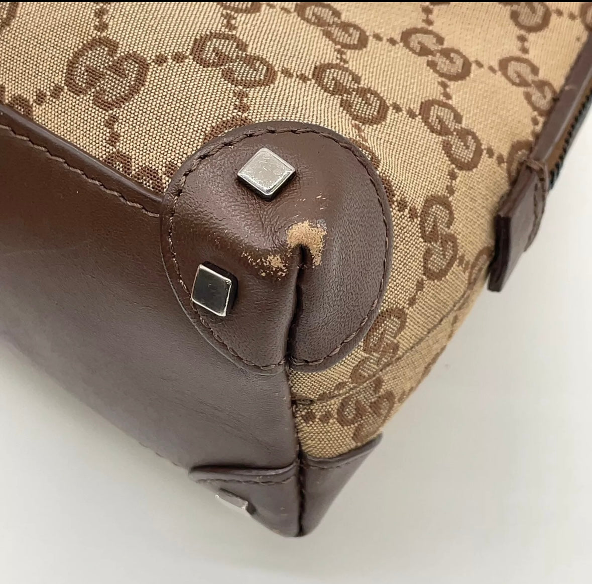 Gucci Boston Monogram Shoulder Bag